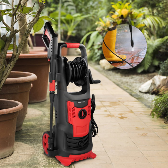 WOLFPACK LINEA PROFESIONAL Hidrolimpiadora Alta Presión 180 Bares 2.400 Watt WOLFPACK LINEA PROFESIONAL Hidrolimpiadora Alta Presión 180 Bares 2.400 Watt