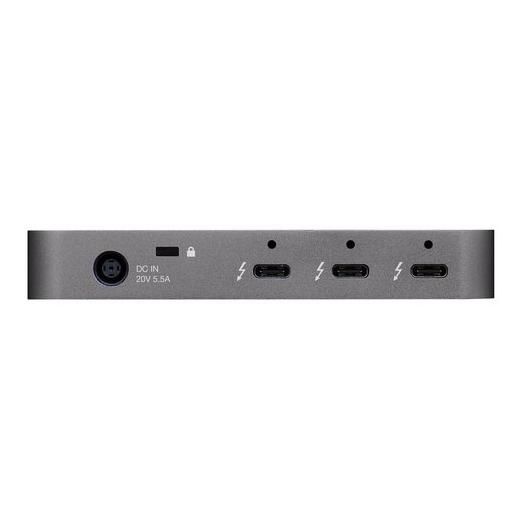 OWC Hub Thunderbolt 4 avec 4 ports USB-C (40 Gb/s), port USB 3.2 Gen 2 Type-A, support double écran 4K ou simple 5K/6K/8K, gris sidéral