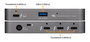 OWC Hub Thunderbolt 4 avec 4 ports USB-C (40 Gb/s), port USB 3.2 Gen 2 Type-A, support double écran 4K ou simple 5K/6K/8K, gris sidéral