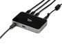 OWC Hub Thunderbolt 4 avec 4 ports USB-C (40 Gb/s), port USB 3.2 Gen 2 Type-A, support double écran 4K ou simple 5K/6K/8K, gris sidéral