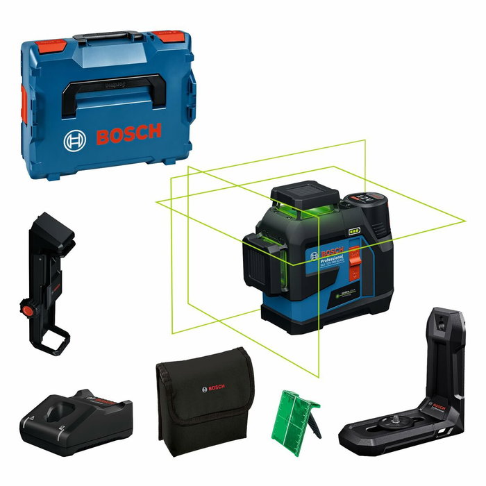 Bosch Professional GLL 12V-100-33 CG - Laser à ligne 3 lignes 360°