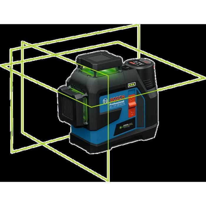 Bosch Professional GLL 12V-100-33 CG - Laser à ligne 3 lignes 360°