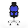 Piqueras y Crespo Chaise de Bureau 2D086N2 Bleu Vert pétrole