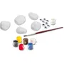 SES CREATIVE Kit Peinture sur Pierre, Set Créatif DIY avec 6 Pots de Peinture, Pierres Naturelles, Pinceau et Yeux pour Enfants à Partir de 5 Ans