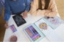 Kids Euroswan Set de coloriage Mandalas Wow Generation avec feutres, stylos, aquarelles pailletées et livre de 40 pages dès 3 ans