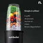 Nutribullet Pro NB907MAB Noir Mélangeur 900W - Tasse sans BPA, Lames inox, Extraction Nutriments