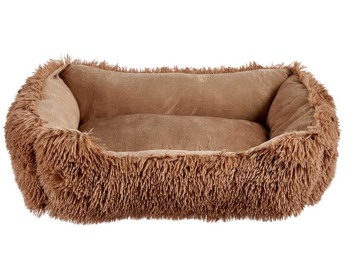 Mascow Cuna pour chien en polyester gris/marron 60x50x17 cm lot assorti (Set de 6)