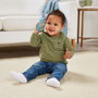 V-Tech Téléphone pour Bébé Hippo-Pop It Bleu avec Boutons Pop-It Silicone Apprentissage Couleurs Nombres 3 Mois et Plus Modèle 80-566822