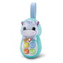 V-Tech Téléphone pour Bébé Hippo-Pop It Bleu avec Boutons Pop-It Silicone Apprentissage Couleurs Nombres 3 Mois et Plus Modèle 80-566822