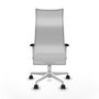 Piqueras y Crespo Chaise de Bureau Albacete Gris et Blanc