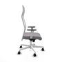 Piqueras y Crespo Chaise de Bureau Albacete Gris et Blanc