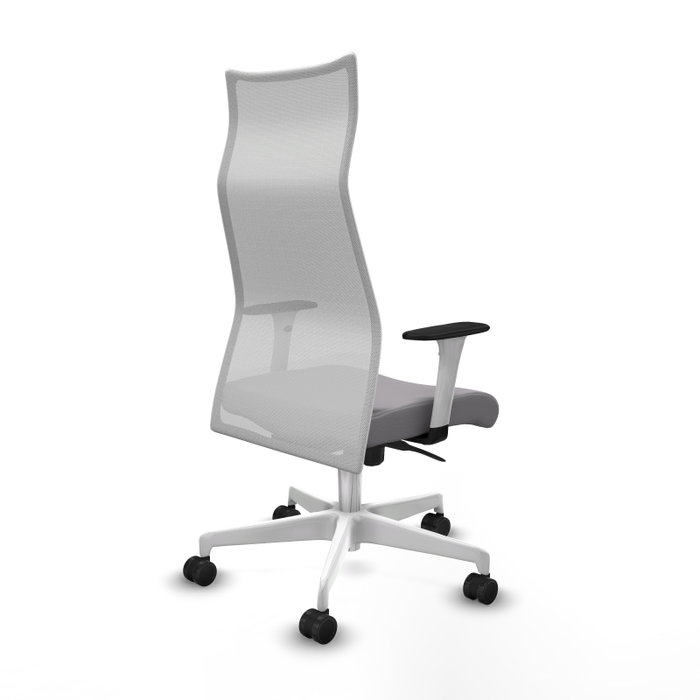 Piqueras y Crespo Chaise de Bureau Albacete Gris et Blanc