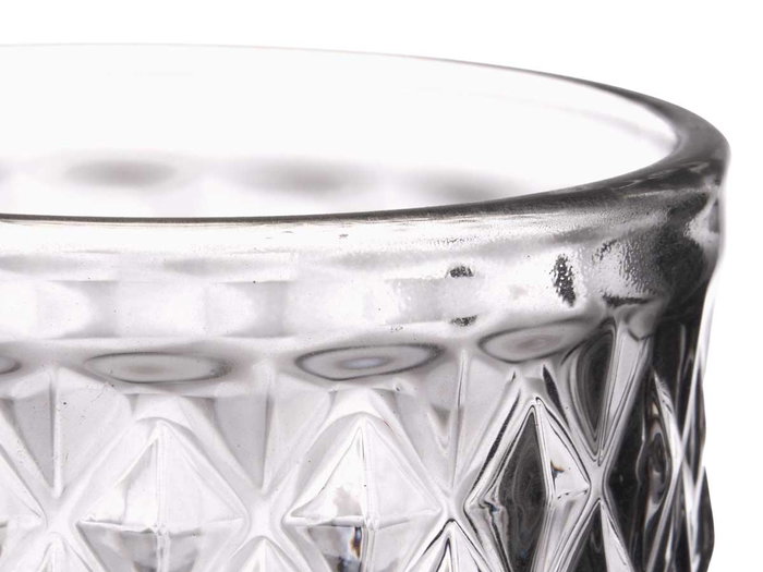 Vivalto Copa Diamante Gris Verre 220 ml 8x15x8 cm (Set de 24)