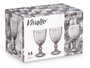 Vivalto Copa Diamante Gris Verre 220 ml 8x15x8 cm (Set de 24)