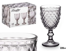 Vivalto Verre Diamant Gris 220ml