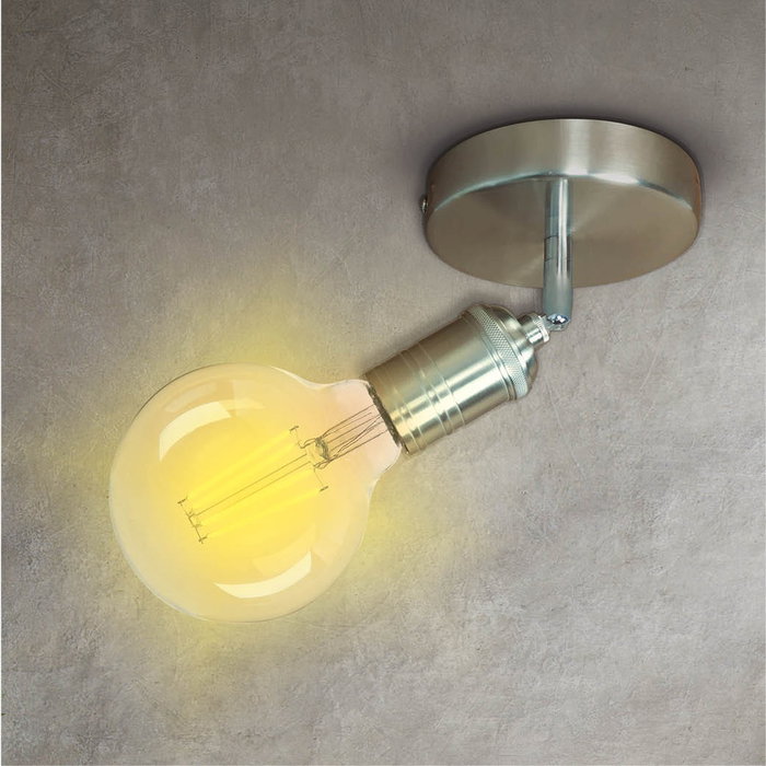 GSC Evolution Foco de techo Serie Sarkka E27 Nickel