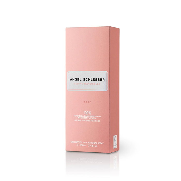 Angel Schlesser Femme Naturelle Rose Eau de Toilette Vegan et Naturelle pour Femme, Vapo 100 ml Angel Schlesser Femme Naturelle Rose Eau de Toilette Vegan et Naturelle pour Femme, Vapo 100 ml
