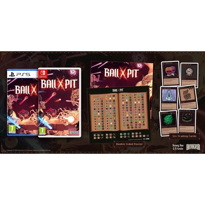 Just For Games Ball x Pit – Édition Physique – Jeu Nintendo Switch – Avec Cartes à Collectionner et Poster Just For Games Ball x Pit – Édition Physique – Jeu Nintendo Switch – Avec Cartes à Collectionner et Poster