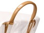 Kipit Corbeille Ronde avec Anses Naturelle 45x25x40cm Tissu et Plastique (Set de 12)