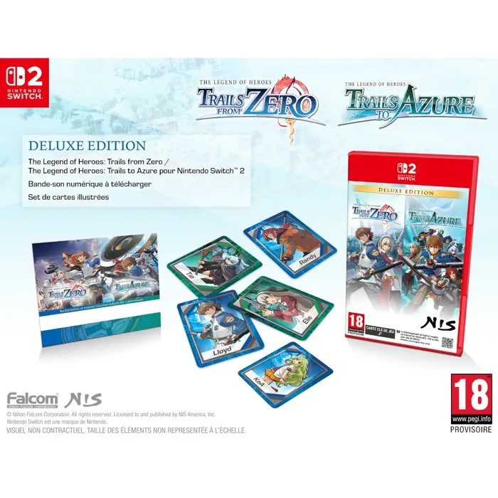 Microids The Legends of Heroes Trails from Zero + Trails to Azure - Édition Deluxe Microids The Legends of Heroes Trails from Zero + Trails to Azure - Édition Deluxe