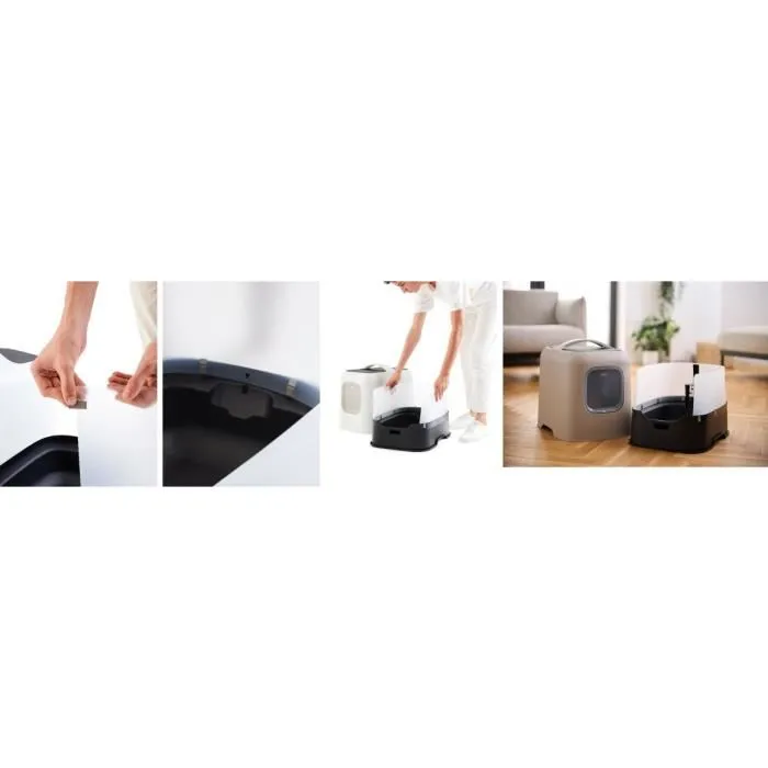 ROTHO MYPET Bavette anti-éclaboussures Splash Shield pour bac à litière chat BIALA Standard - Protection anti-urine pour chats