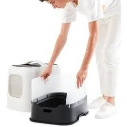 ROTHO MYPET Bavette anti-éclaboussures Splash Shield pour bac à litière chat BIALA Standard - Protection anti-urine pour chats