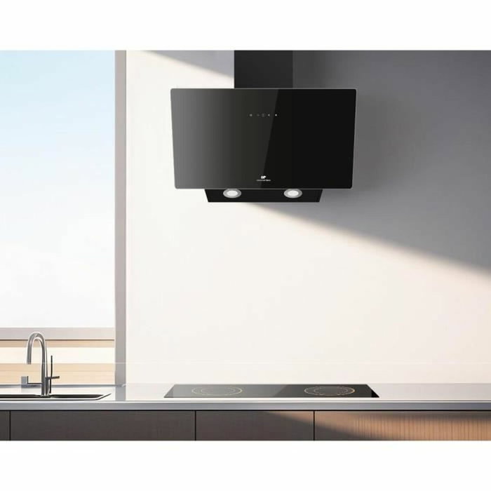 Continental Edison Hotte décorative inclinée 60 cm Noir Continental Edison Hotte décorative inclinée 60 cm Noir