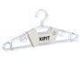 Kipit Lot de 4 Cintres Transparents en Plastique 40x17x3 cm (Set de 24)