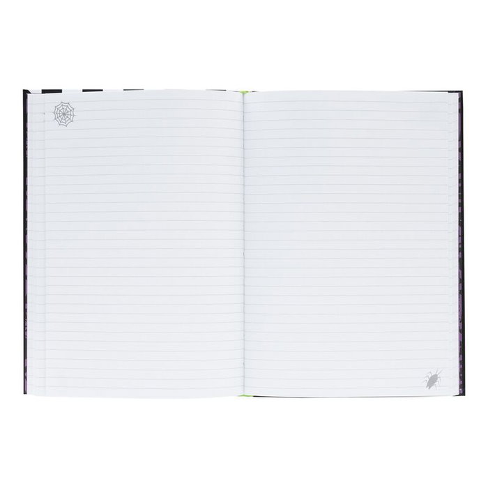 ERIK Carnet A5 premium Beetlejuice - 96 pages - Couverture rigide avec pochette intérieure et feuille d'autocollants incluses