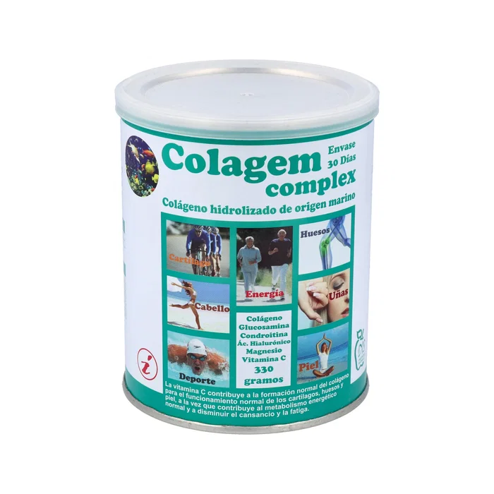 DIS Colagem Complex 330Gr - Complément Alimentaire au Collagène Marin Hydrolysé, Vitamine C, Magnésium et Acide Hyaluronique DIS Colagem Complex 330Gr - Complément Alimentaire au Collagène Marin Hydrolysé, Vitamine C, Magnésium et Acide Hyaluronique