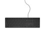 Dell KB216 Clavier Multimedia Filatire QWERTY US International Noir