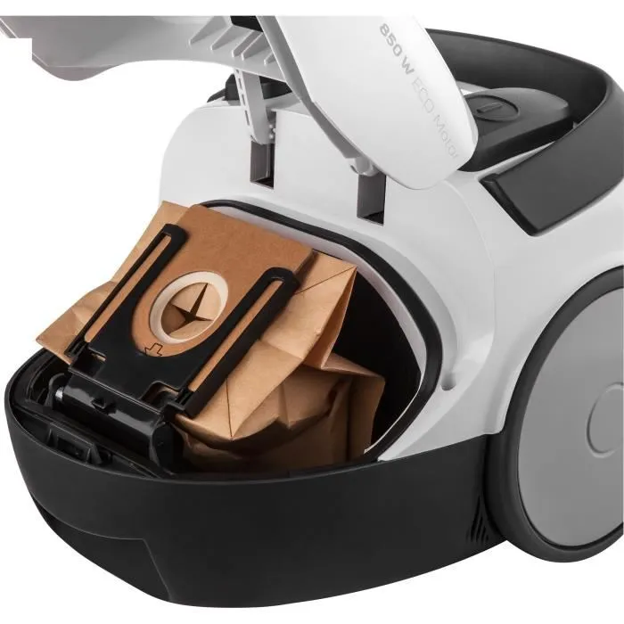 Sencor SVC 45WH-EUE3 Aspirateur traîneau avec sac, 850 W, Blanc