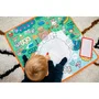Nathan Coloréo Baby - Activité créative pour bébé, coloriage magique à l'eau avec tapis et feutre adapté aux petites mains, sans taches