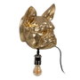 BigBuy Home Applique Murale Dorée en Résine Design Chien