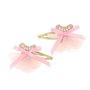 Inca - Lot de 2 barrettes à cheveux dorées avec robe - Modèles assortis - Jeu pour enfant à partir de 3 ans