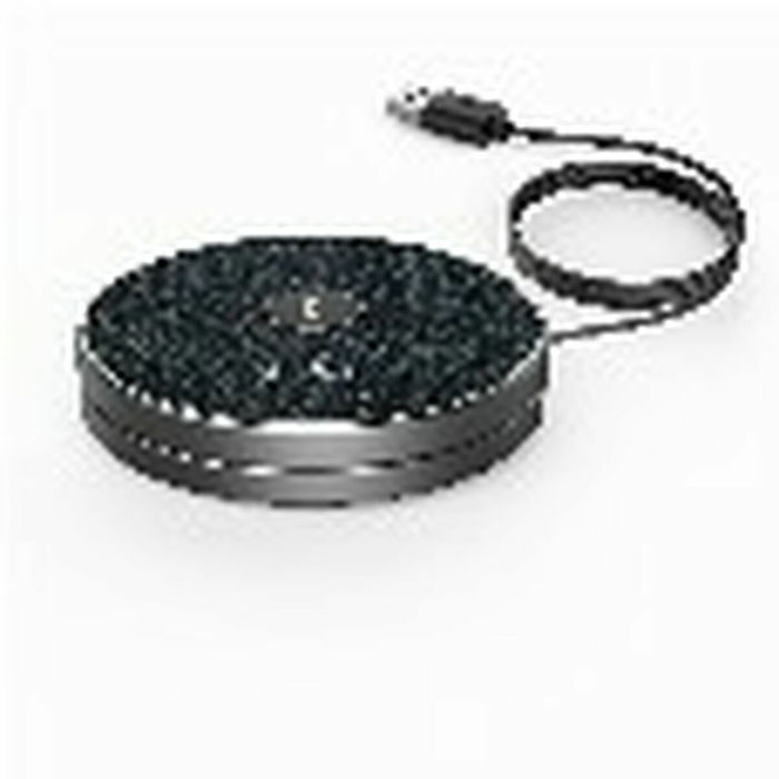 Yealink VCM36-W Microphone sans fil USB-C pour bureau, noir, portée 6 m avec batterie et bouton marche/arrêt