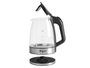 Argon Bouilloire Cristal Acier Inoxydable 2000W 1,8L Noir Transparent 23x24x16 cm (Set de 6)