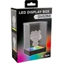 Konix - Vitrine LED pour figurine avec éclairage RGB, 8 modes, boîte acrylique de protection, compatible Funko Pop et Banpresto Qposket, 9x9x14 cm, USB