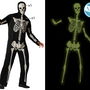 Déguisement Adulte Homme Costume Squelette Brillant dans le Noir avec Masque Taille XL - Noir - Polyester - Halloween 2025