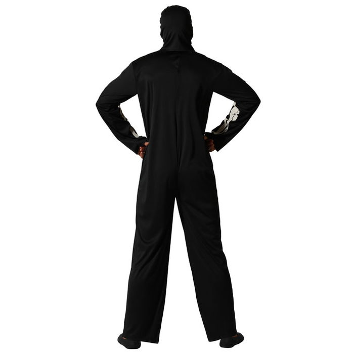 Déguisement Adulte Homme Costume Squelette Brillant dans le Noir avec Masque Taille XL - Noir - Polyester - Halloween 2025