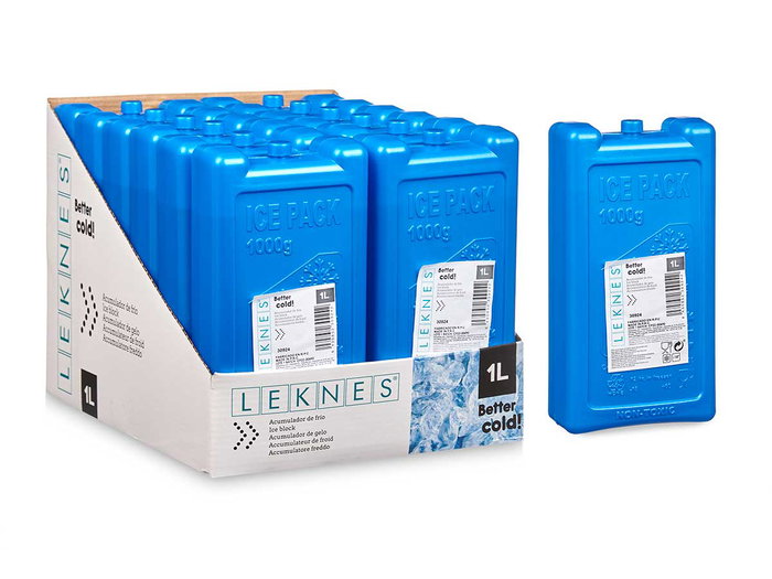 LEKNES Accumulateur de froid 1 L, Bleu