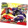 Moose Toys - GOO MOBILES - Coffret Duel Heroes of Goo Jit Zu Blazagon vs Treads Shredz avec 2 véhicules super-élastiques - Jouet à partir de 4 ans
