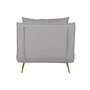 Canapé Convertible Home ESPRIT Gris Crème Scandi 90 x 90 x 84 cm