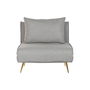 Canapé Convertible Home ESPRIT Gris Crème Scandi 90 x 90 x 84 cm