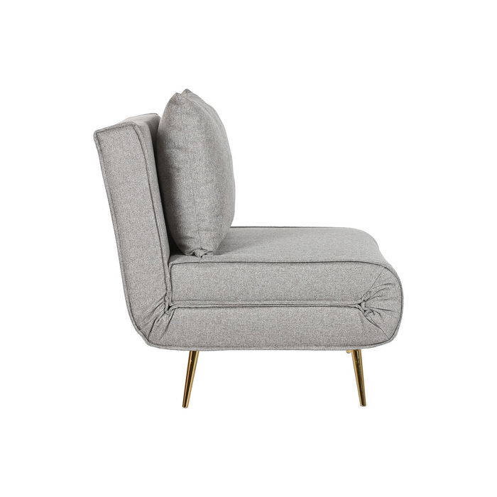 Canapé Convertible Home ESPRIT Gris Crème Scandi 90 x 90 x 84 cm