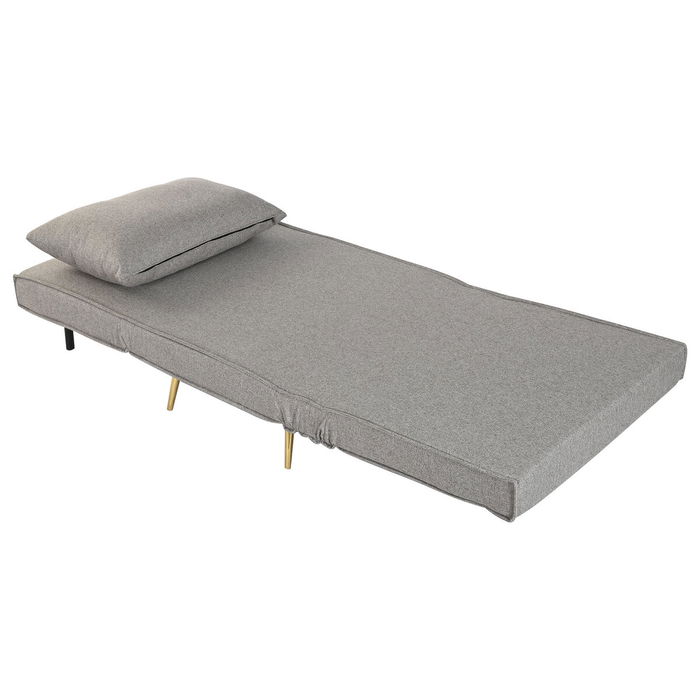 Canapé Convertible Home ESPRIT Gris Crème Scandi 90 x 90 x 84 cm