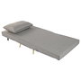 Canapé Convertible Home ESPRIT Gris Crème Scandi 90 x 90 x 84 cm