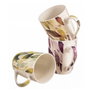 Kozina Tasse design plumes couleurs assorties 340 ml