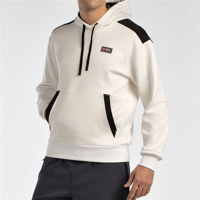 Sweat à capuche homme +8000 Euron Blanc 10-11 ans