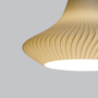 VITA Lampe Suspendue Vita Blanc/Florón Negro/Câble Noir